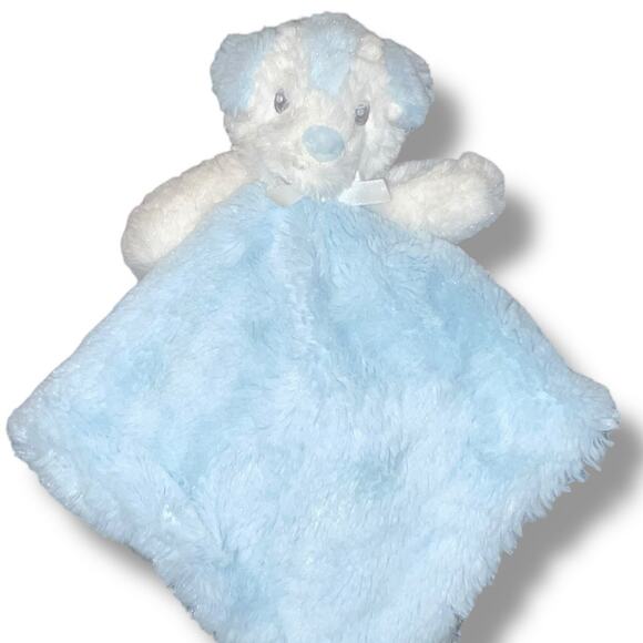 Blankets & Beyond Lovey Bear Rosette Swirls Security Blanket Plush Shower 15" - Picture 2 of 12